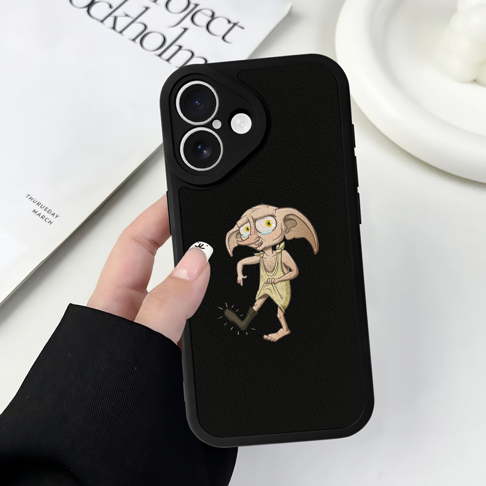 （画像用） Harry Potter ハリー・ポッターシリーズ 【iPhone 16シリーズ対応】シリコンスマホケース（レザー調） 材質：シリコン